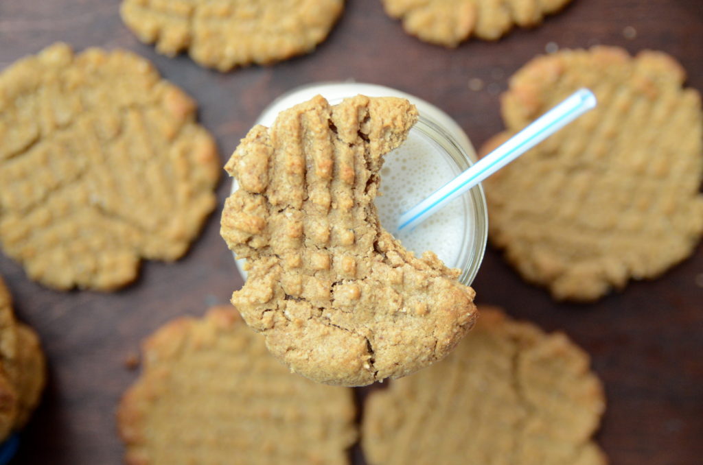 Soft and Tender Peanut Butter Cookies Vegan and GlutenFree