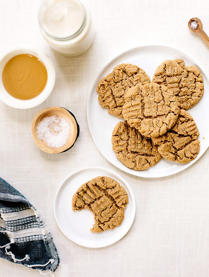 Gluten-Free Nutella Stuffed Peanut Butter Cookies - A Dash of Megnut